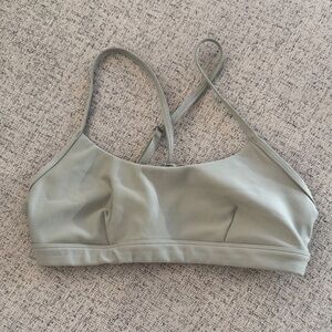 ALO Yoga Sage Green Lightweight Bralette